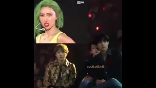 BTS reaction to Hwasa