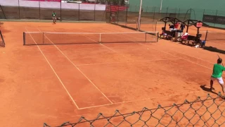 Del Potro and Gasquet Practice, Estoril Open, May 1, 2017