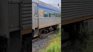 via train crossing the road in sudbury