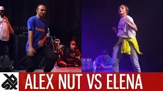 ALEX NUT vs ELENA feat. K-POM | Dance Battle To The Beatbox 2017 | SEMI FINAL | WBC X FPDC