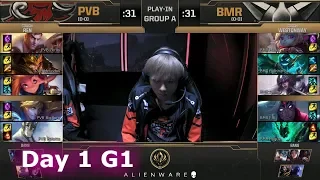 Phong Vũ Buffalo vs Bombers | Day 1 Play-Ins of LoL MSI 2019 | PVB vs BMR