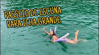 PASSEIO DE ESCUNA EM ILHA GRANDE - LAGOA AZUL VLOG 2