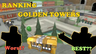 Ranking GOLDEN TOWERS From WORST TO BEST || Tower Defense Simulator