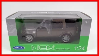 Toy Cars for kids Model Car Land Rover Discovery 4! Scale model car Welly 1/24 Diecast Unboxing