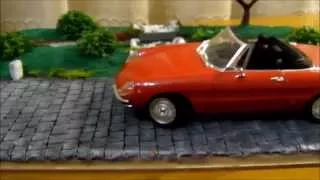 Going to Rome - Alfa Romeo Spider 2000 diorama