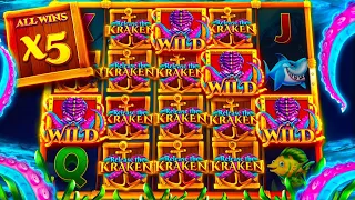 The LUCKIEST FULL SCREEN With Crazy Multi On Release The Kraken … ( Bonus Buys )