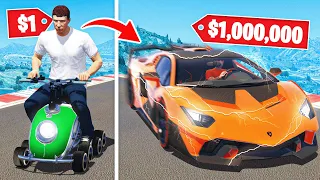 Upgrading Cheapest to Expensive Cars.. GTA RP