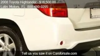 2008 Toyota Highlander  - for sale in Miami, FL 33142