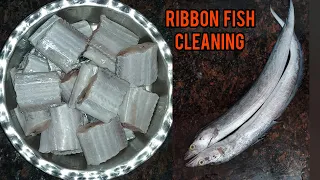 Ribbon Fish Cleaning Tutorial 🐟🔪 Step-by-Step Guide