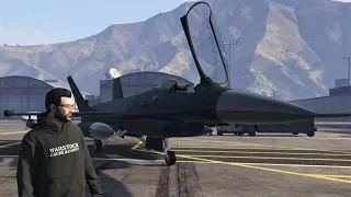 The P996 LAZER Jet Fighter! Our Detailed Review & Customization! - Lets Play GTA5 Online HD E346