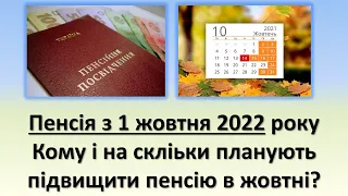 Пенсія з 1 жовтня 2022 року | Кому і на скільки планують підвищити пенсію в жовтні? | Мінсоцполітики