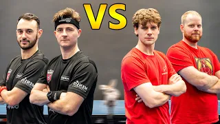 2 vs 2: Pongfinity vs TableTennisDaily