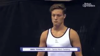 GREG TOWNLEY - GOLD - 2015 British Tumbling Championships