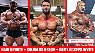 Hadi Choopan 9 Weeks Out + Big Ramy Accepts Special Invite + Calum Von Moger Poses with Breon + MORE