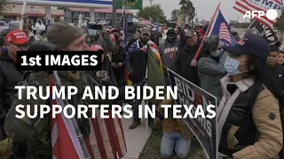 Tension between Biden and Trump supporters ahead of Texas rally | AFP