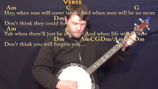 Prayer in C (Robin Shultz) Banjo Cover Lesson with Chords/Lyrics