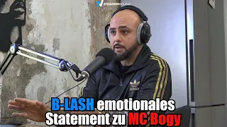 B-LASH emotionales Statement zu MC Bogy | Medikamente, Vorwürfe, Kämpfer, 100% | TV Strassensound