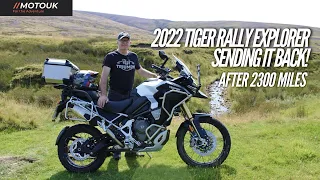 REVIEW of the Triumph Tiger 1200 Rally Explorer, Best Adventure Bike ? After 2300 miles our verdict