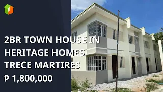 2BR TOWN HOUSE IN HERITAGE HOMES TRECE MARTIRES