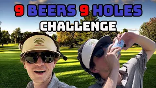 Can Dickie Flower finish 9 Beer Challenge in 9 Holes of Golf??