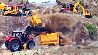 Construction Site Diorama Disaster - Dam Breach Movie