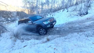 Lexus LX 470 vs Jeep Cherokee vs Toyota Carib. Штурмуем адскую горку! OffRoad