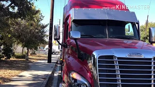 Chrome out freightliner