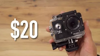 $20 4k Action Cam Review - Is it Worth it? | $20 GoPro | 4K