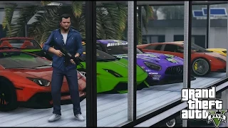GTA 5 Michaels New Garage Tour (Real Car Mods)