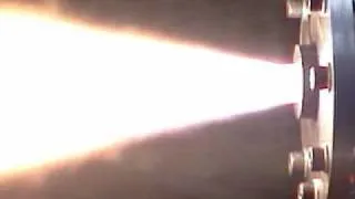 Static test firing of a gox/paraffin motor