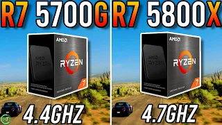 Ryzen 7 5700G vs Ryzen 7 5800X - Tested in 2023