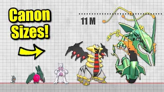 What If Legendary & Mythical Pokémon Had Their Canon Height?
