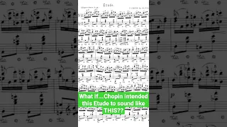 What if... Chopin's Etude op. 25 no 9 was meant to sound like this? #shorts