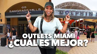 🔥 OUTLETS MIAMI ¿Cuál es MEJOR y más BARATO? SAWGRASS MILLS vs DOLPHIN MALL