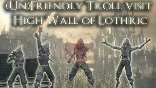 (Un)Friendly Troll visit High Wall of Lothric - Dark Souls 3 Trolling(w/Hatemail)