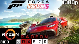 Forza Horizon 5 | RX 570 + Ryzen 3 3100 + 16GB RAM | 1080p - High Settings