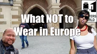 5 dingen die Amerikaanse toeristen niet zouden moeten dragen in Europa