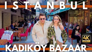 Bazaar Istanbul 2022 Kadıköy 23 October Walking Tour | 4K ULTRA HD 60FPS