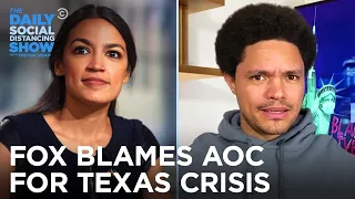GOP & Fox Blame AOC’s Green New Deal for the Texas Power Crisis | The Daily Social Distancing Show