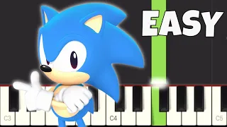 Sonic the Hedgehog - Green Hill Zone Theme - EASY Piano Tutorial