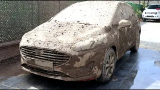 2 YEARS UNWASHED CAR ! Wash the Dirtiest Ford Fiesta