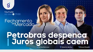 🔴23/10/23 - PETROBRAS DESPENCA | JUROS GLOBAIS CAEM | Fechamento Mercado