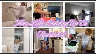 Mom Life Catching Up On Housework! Party Prep! NEW! 2024