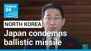 Japan 'strongly condemns' North Korea ballistic missile • FRANCE 24 English