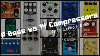 P Bass vs 14 Compressors!