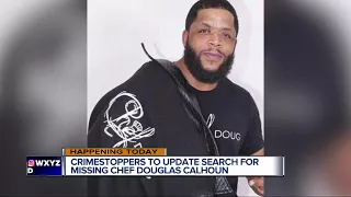 Crime Stoppers to provide update on search for missing chef Douglas Calhoun