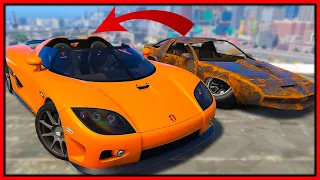 GTA 5 Roleplay - I traded rusty junkyard car for expensive supercar | RedlineRP