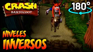 ¿Es posible terminar Crash Bandicoot 1 CON NIVELES INVERTIDOS? (Hacia atrás)