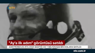 "Ay'a ilk adım" görüntüsü açık artırmayla satıldı