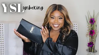 YSL Uptown Pouch | Unboxing / What Fits Inside?! | Luxury on a Budget